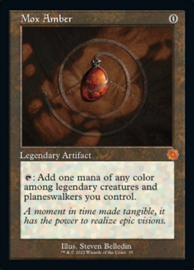 Mox Amber (Retro) [The Brothers' War Retro Artifacts] | L.A. Mood Comics and Games