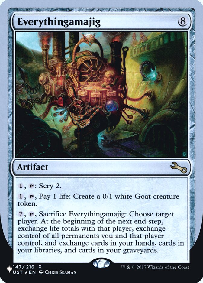 Everythingamajig (Scry) (Unfinity Foil Edition) [The List] | L.A. Mood Comics and Games