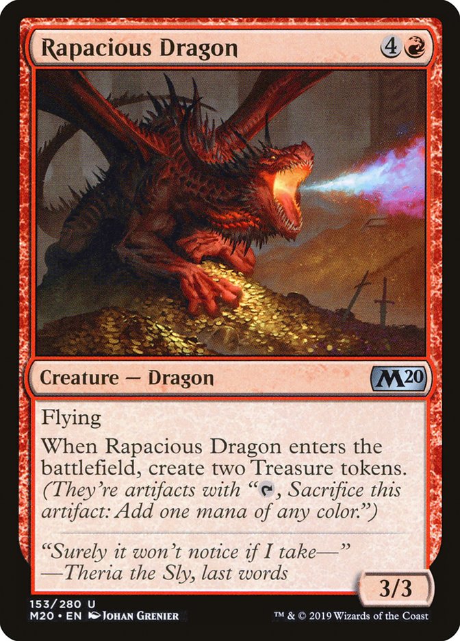 Rapacious Dragon [Core Set 2020] | L.A. Mood Comics and Games