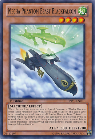 Mecha Phantom Beast Blackfalcon [BPW2-EN061] Common | L.A. Mood Comics and Games