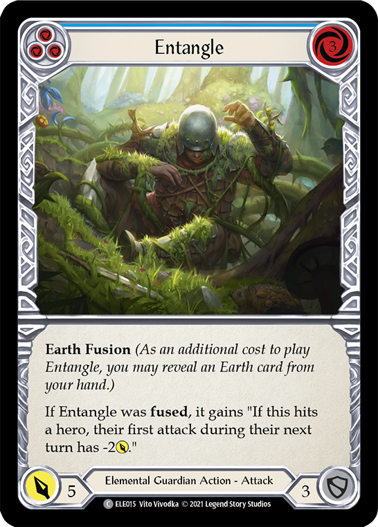 Entangle (Blue) [ELE015] (Tales of Aria)  1st Edition Rainbow Foil | L.A. Mood Comics and Games