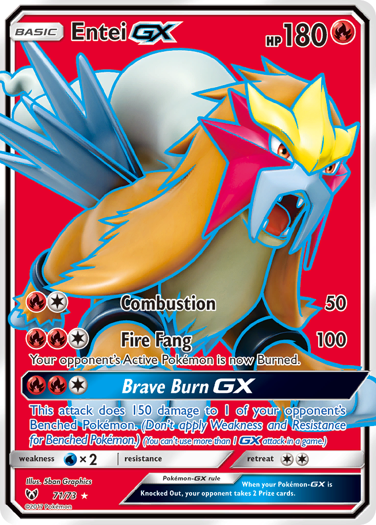 Entei GX (71/73) [Sun & Moon: Shining Legends] | L.A. Mood Comics and Games