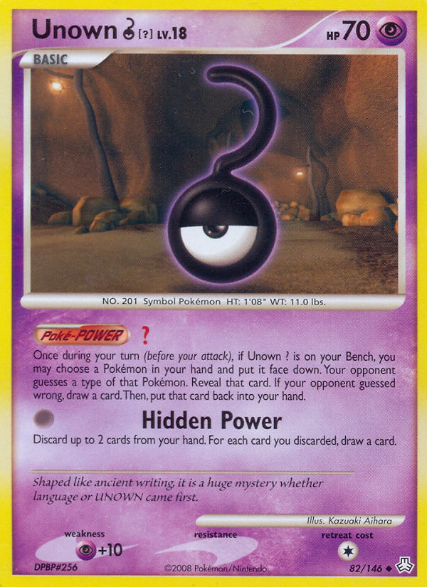Unown ? (82/146) [Diamond & Pearl: Legends Awakened] | L.A. Mood Comics and Games