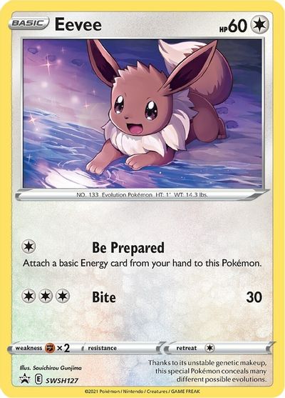 Eevee (SWSH127) [Sword & Shield: Black Star Promos] | L.A. Mood Comics and Games