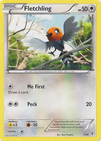 Fletchling (1/30) [XY: Trainer Kit 1 - Bisharp] | L.A. Mood Comics and Games