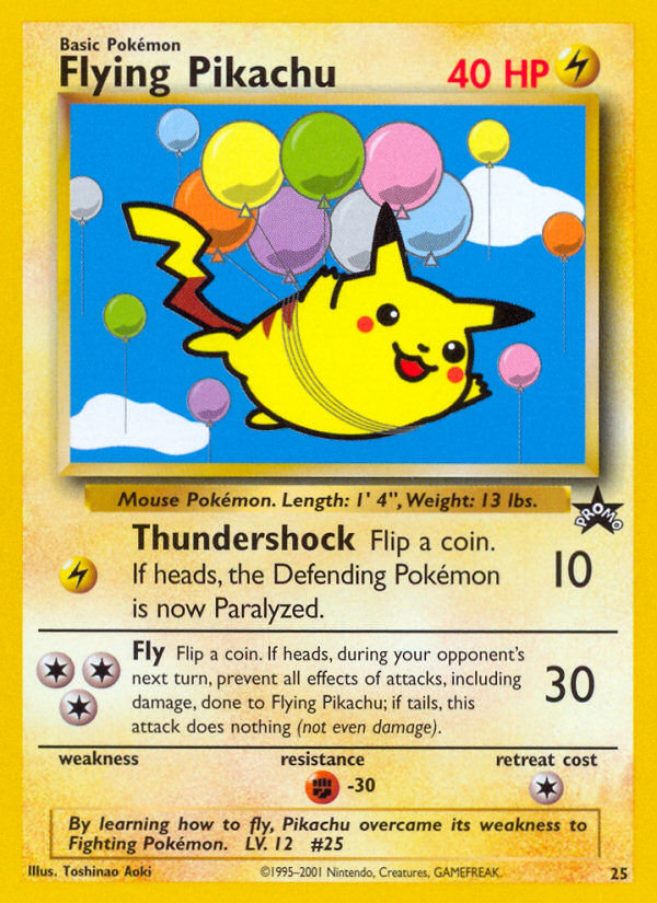 Flying Pikachu (25) [Wizards of the Coast: Black Star Promos] | L.A. Mood Comics and Games