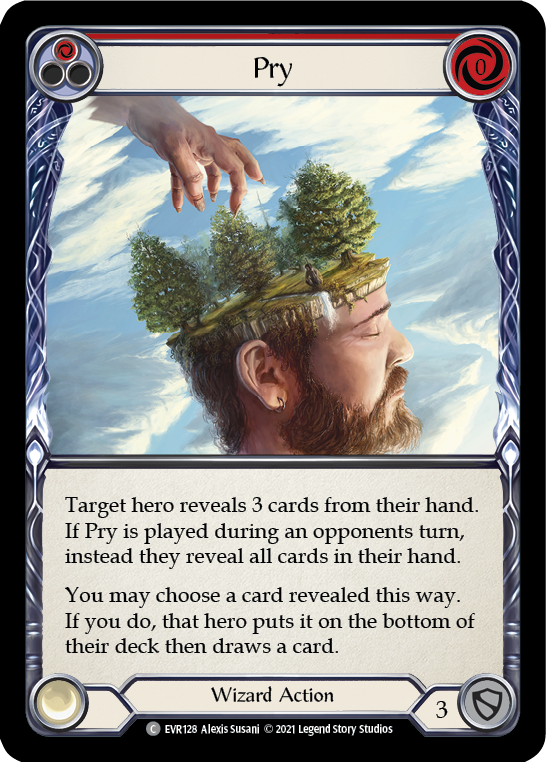 Pry (Red) [EVR128] (Everfest)  1st Edition Rainbow Foil | L.A. Mood Comics and Games