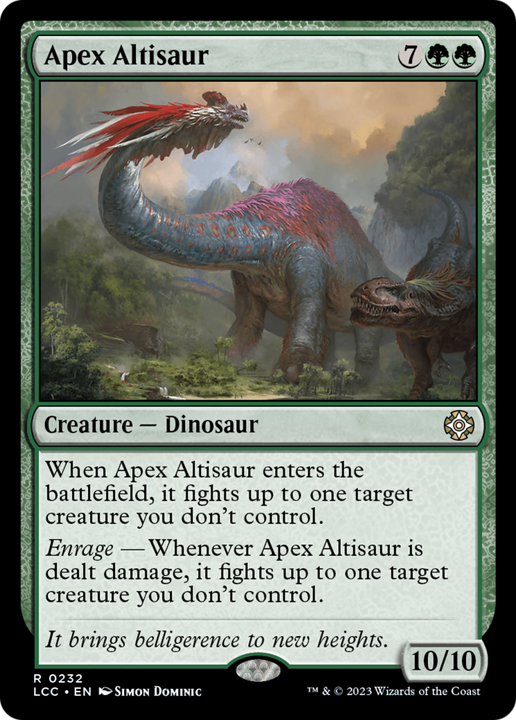 Apex Altisaur [The Lost Caverns of Ixalan Commander] | L.A. Mood Comics and Games