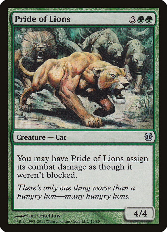 Pride of Lions [Duel Decks: Ajani vs. Nicol Bolas] | L.A. Mood Comics and Games