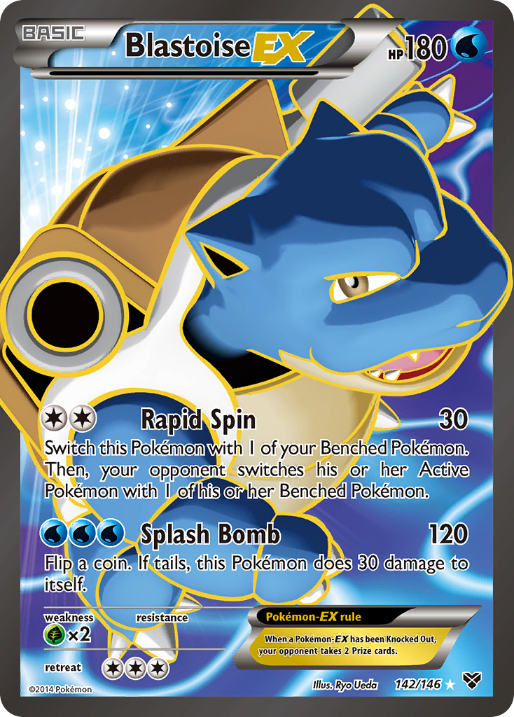 Blastoise EX (142/146) [XY: Base Set] | L.A. Mood Comics and Games