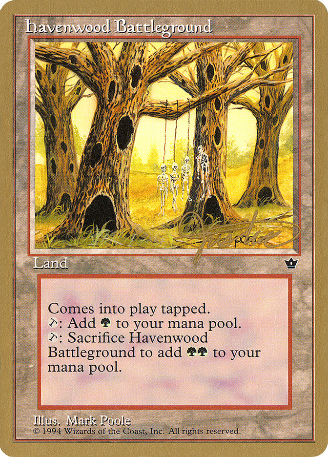 Havenwood Battleground (Mark Justice) [Pro Tour Collector Set] | L.A. Mood Comics and Games