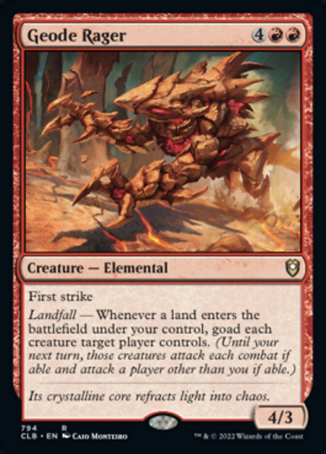 Geode Rager [Commander Legends: Battle for Baldur's Gate] | L.A. Mood Comics and Games