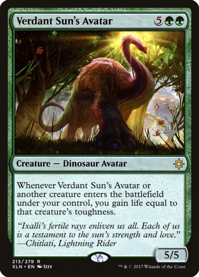 Verdant Sun's Avatar (Promo Pack) [Ixalan Promos] | L.A. Mood Comics and Games