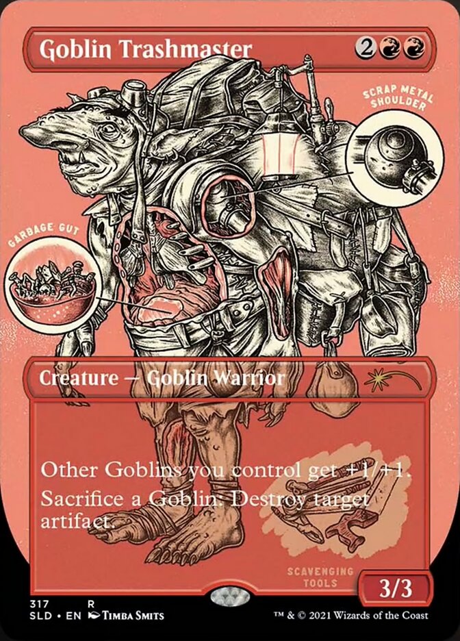 Goblin Trashmaster (Borderless Foil Etched) [Secret Lair Drop Series] | L.A. Mood Comics and Games