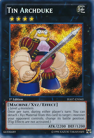 Tin Archduke [HA07-EN060] Secret Rare | L.A. Mood Comics and Games