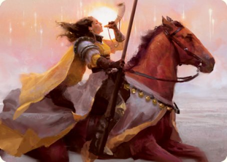 Sunrise Cavalier Art Card [Innistrad: Midnight Hunt Art Series] | L.A. Mood Comics and Games