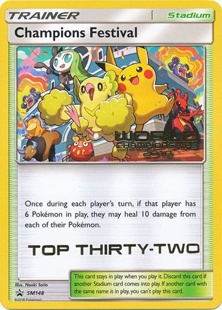 Champions Festival (SM148) (2018 Top Thirty Two) [Sun & Moon: Black Star Promos] | L.A. Mood Comics and Games