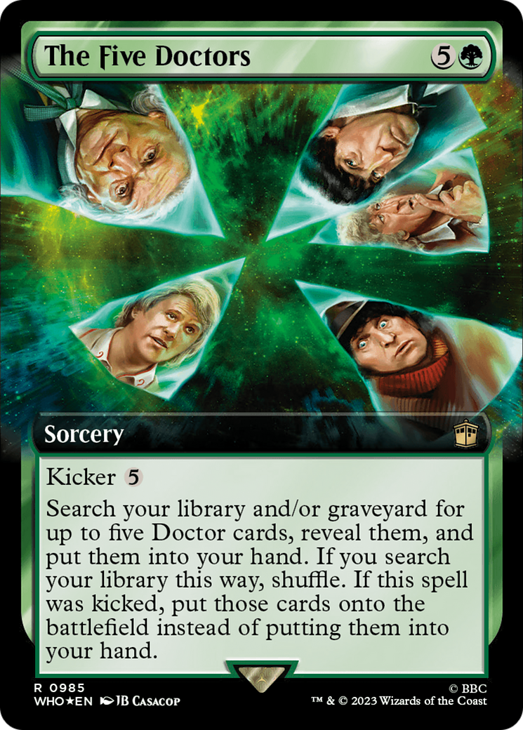 The Five Doctors (Extended Art) (Surge Foil) [Doctor Who] | L.A. Mood Comics and Games