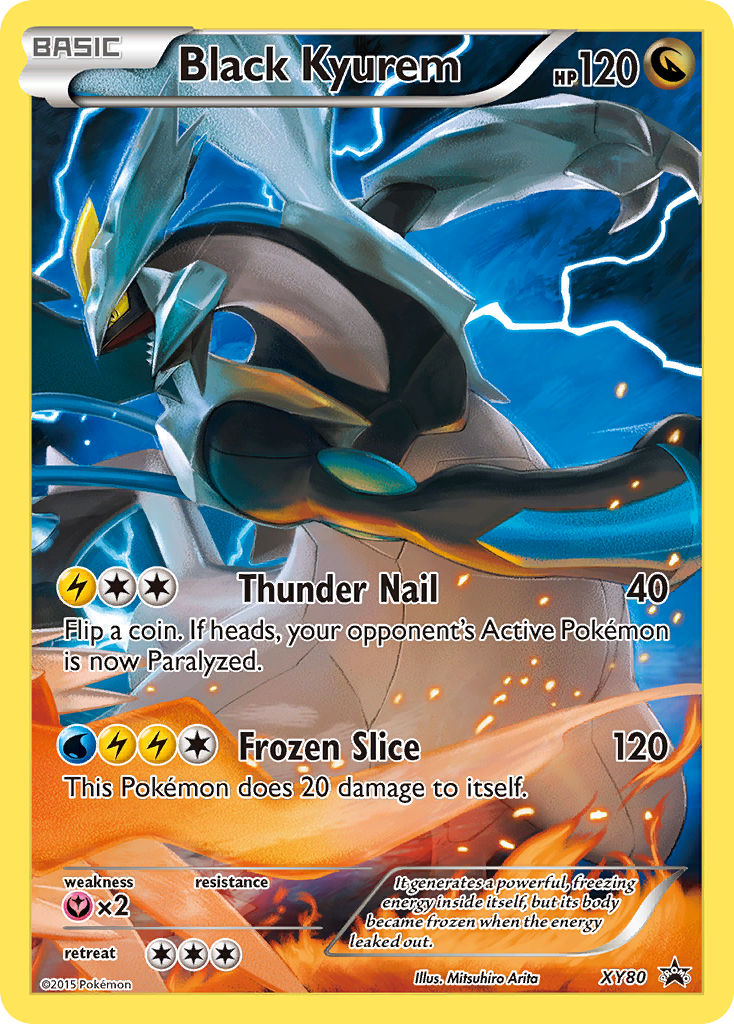 Black Kyurem (XY80) (Full Art Promo) [XY: Black Star Promos] | L.A. Mood Comics and Games