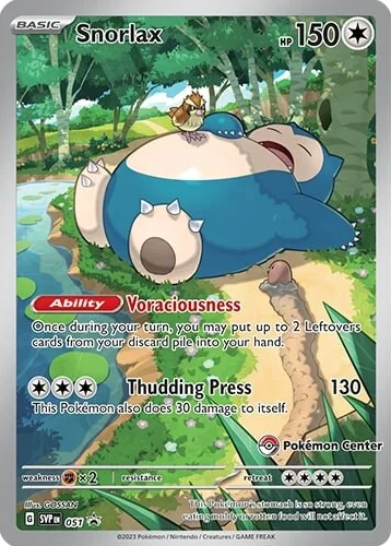 Snorlax (051) (Pokemon Center) [Scarlet & Violet: Black Star Promos] | L.A. Mood Comics and Games