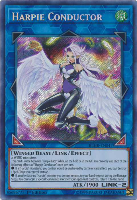 Harpie Conductor [BLHR-EN047] Secret Rare | L.A. Mood Comics and Games