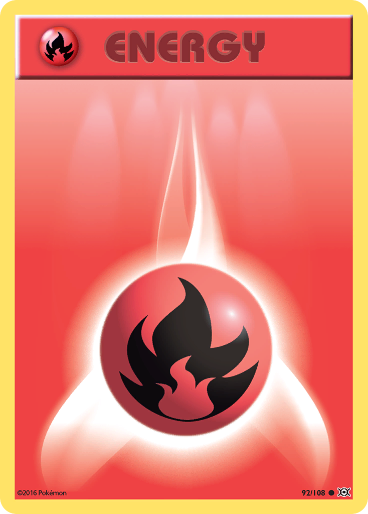 Fire Energy (92/108) [XY: Evolutions] | L.A. Mood Comics and Games
