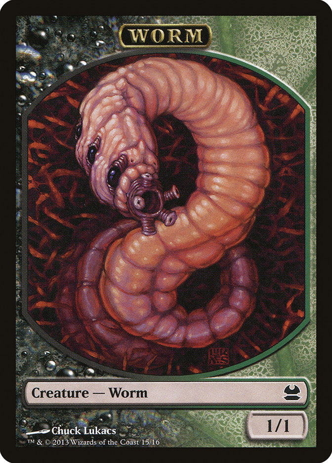 Worm Token [Modern Masters Tokens] | L.A. Mood Comics and Games