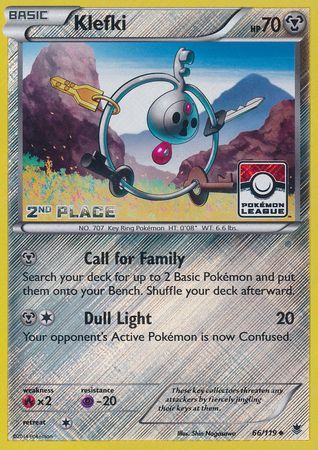 Klefki (66/119) (League Promo 2nd Place) [XY: Phantom Forces] | L.A. Mood Comics and Games