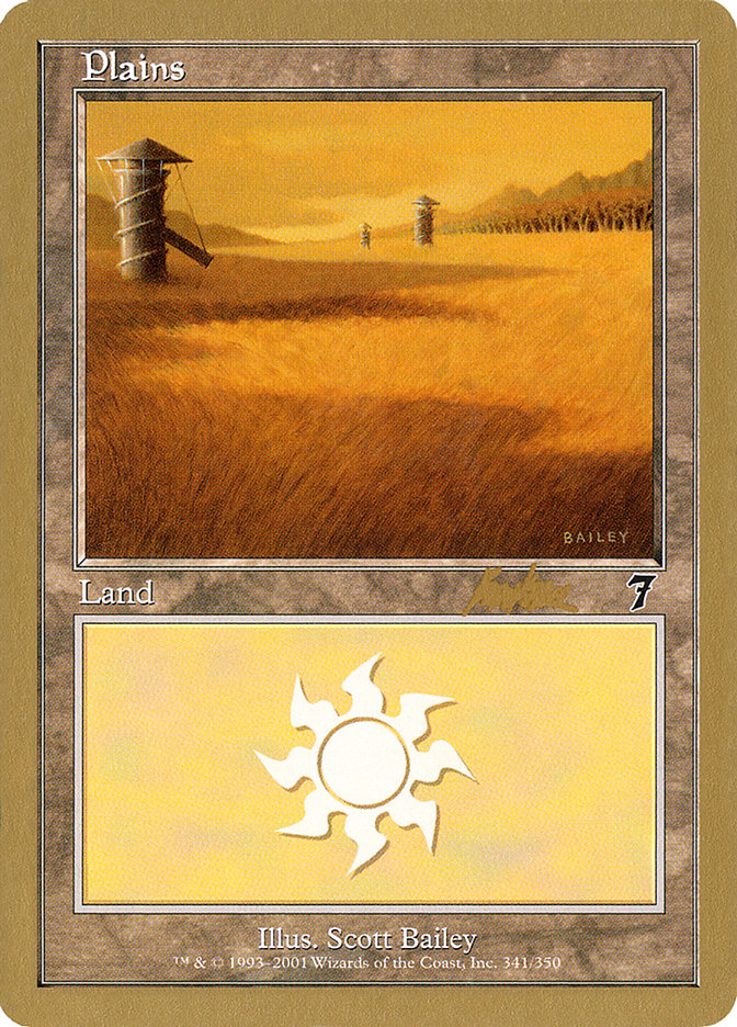 Plains (bk341) (Brian Kibler) [World Championship Decks 2002] | L.A. Mood Comics and Games