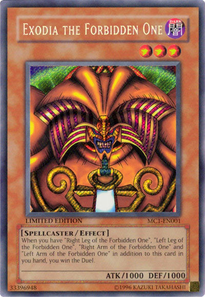 Exodia the Forbidden One [MC1-EN001] Secret Rare | L.A. Mood Comics and Games