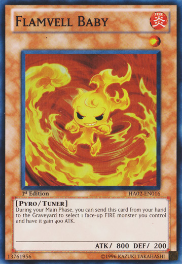 Flamvell Baby [HA02-EN016] Super Rare | L.A. Mood Comics and Games