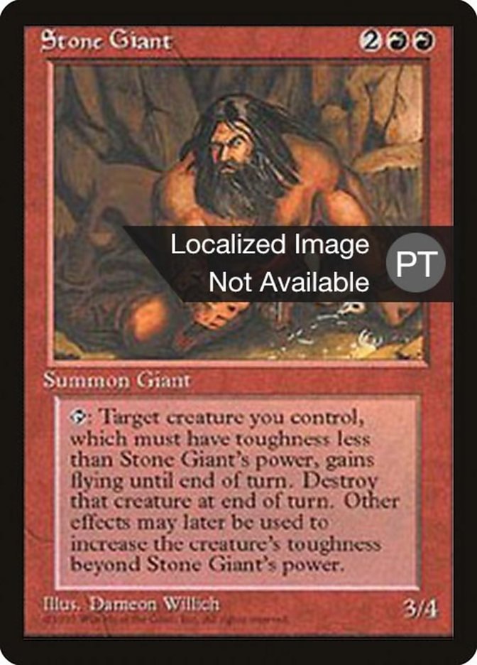 Stone Giant [Fourth Edition (Foreign Black Border)] | L.A. Mood Comics and Games