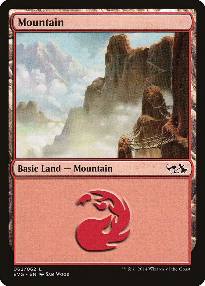 Mountain (62) (Elves vs. Goblins) [Duel Decks Anthology] | L.A. Mood Comics and Games