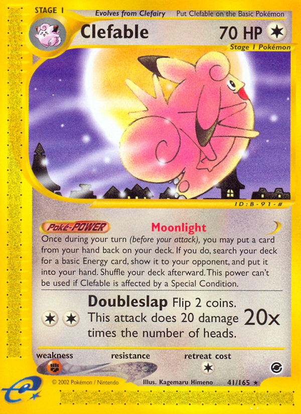 Clefable (41/165) [Expedition: Base Set] | L.A. Mood Comics and Games