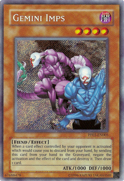 Gemini Imps [PP01-EN005] Secret Rare | L.A. Mood Comics and Games