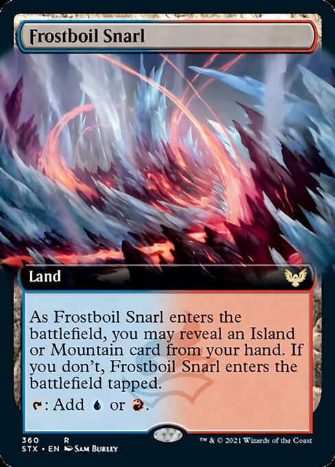 Frostboil Snarl (Extended Art) [Strixhaven: School of Mages] | L.A. Mood Comics and Games