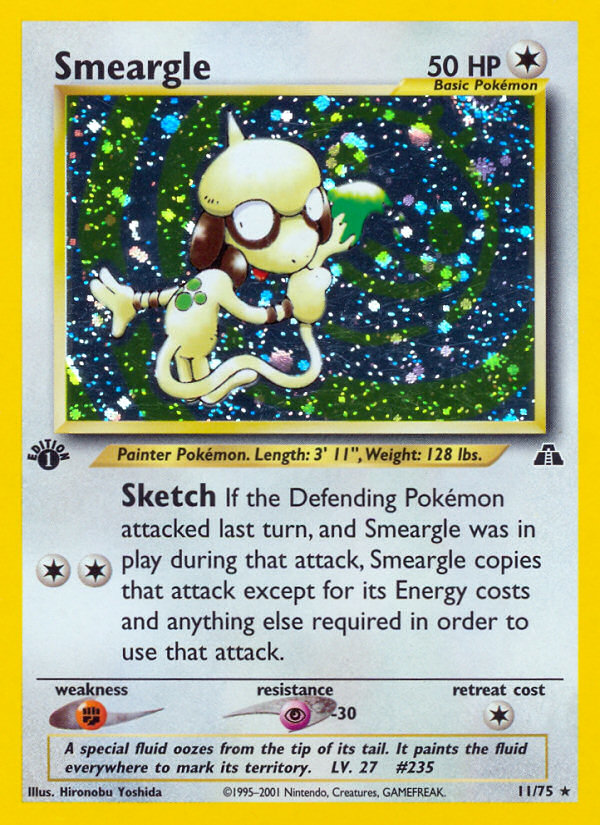 Smeargle (11/75) [Neo Discovery 1st Edition] | L.A. Mood Comics and Games