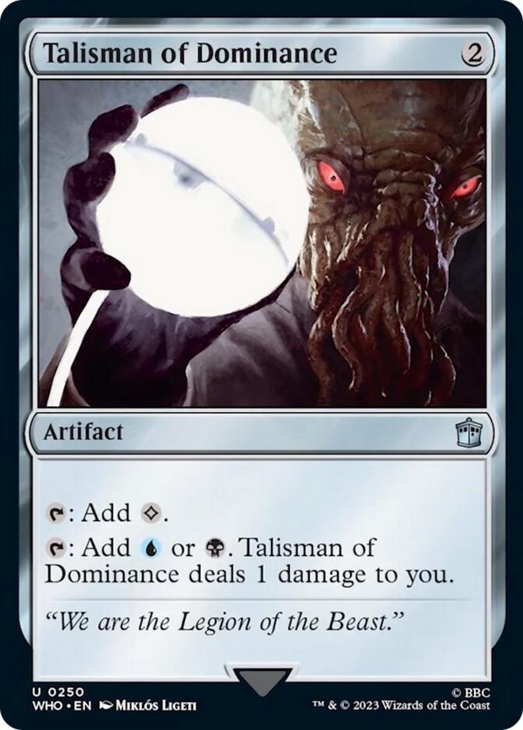 Talisman of Dominance [Doctor Who] | L.A. Mood Comics and Games