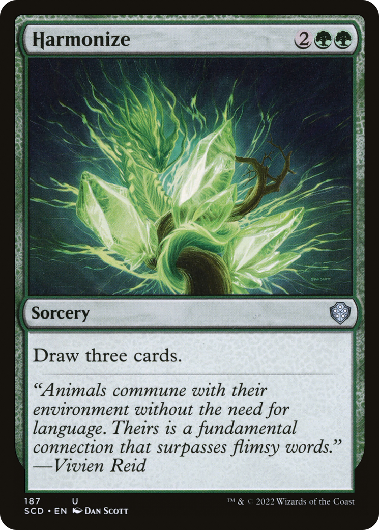 Harmonize [Starter Commander Decks] | L.A. Mood Comics and Games