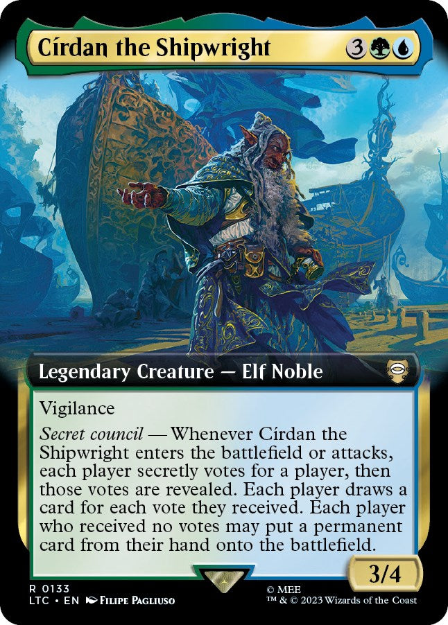 Cirdan the Shipwright (Extended Art) [The Lord of the Rings: Tales of Middle-Earth Commander] | L.A. Mood Comics and Games