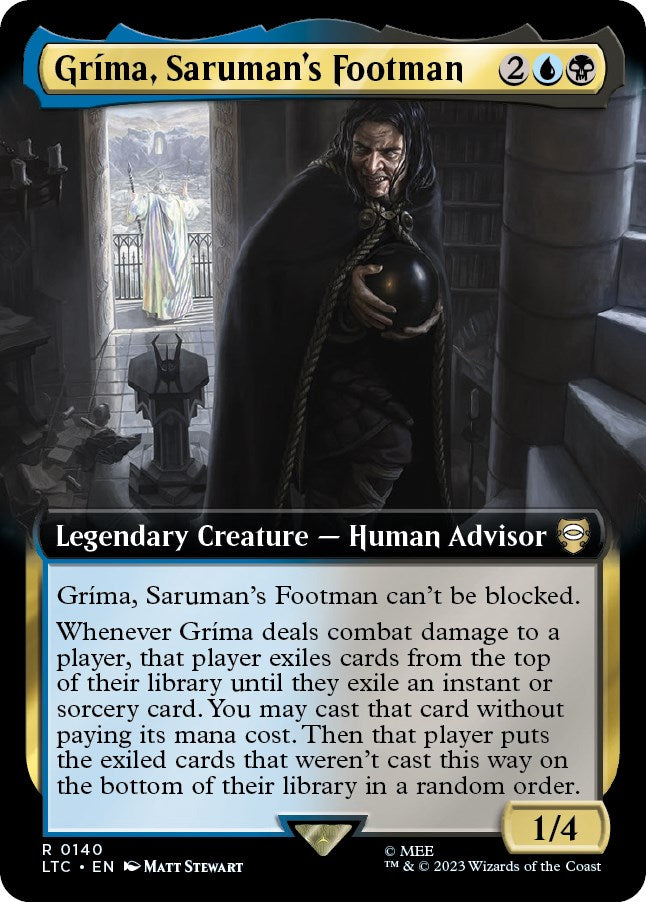 Grima, Saruman's Footman (Extended Art) [The Lord of the Rings: Tales of Middle-Earth Commander] | L.A. Mood Comics and Games