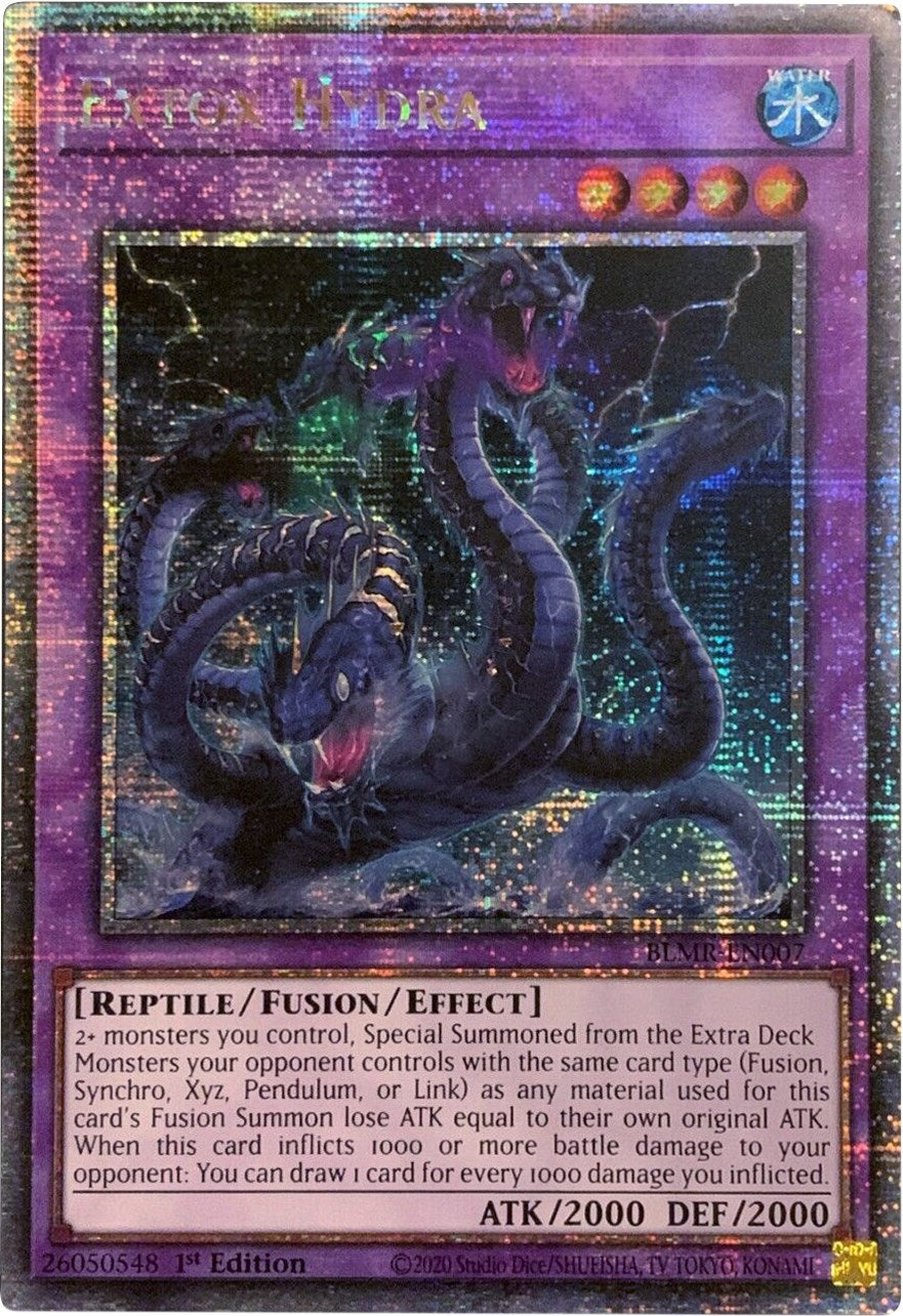 Extox Hydra [BLMR-EN007] Quarter Century Secret Rare | L.A. Mood Comics and Games