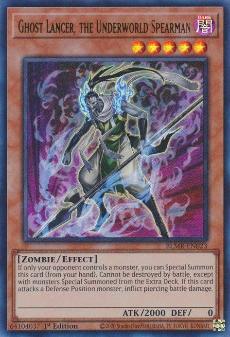Ghost Lancer, the Underworld Spearman [BLMR-EN023] Ultra Rare | L.A. Mood Comics and Games