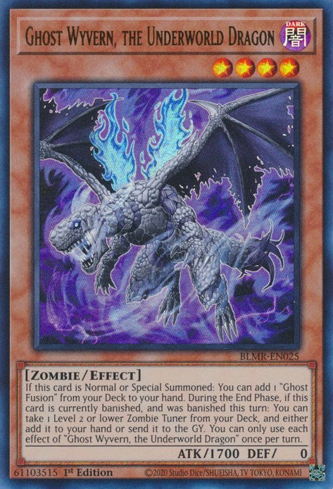 Ghost Wyvern, the Underworld Dragon [BLMR-EN025] Ultra Rare | L.A. Mood Comics and Games