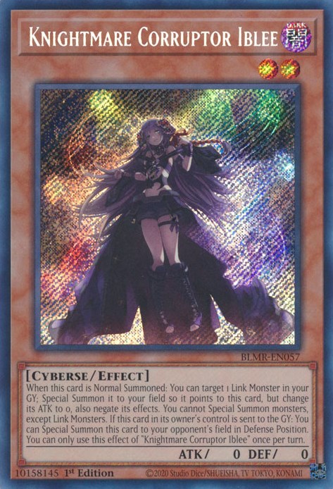 Knightmare Corruptor Iblee [BLMR-EN057] Secret Rare | L.A. Mood Comics and Games