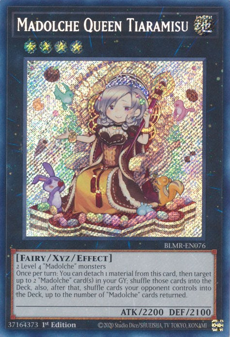 Madolche Queen Tiaramisu [BLMR-EN076] Secret Rare | L.A. Mood Comics and Games