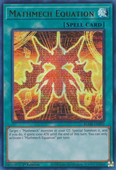 Mathmech Equation [BLMR-EN092] Ultra Rare | L.A. Mood Comics and Games