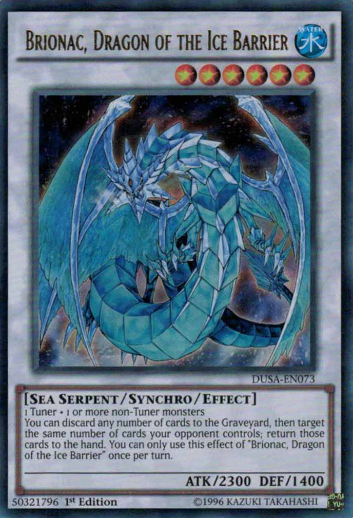 Brionac, Dragon of the Ice Barrier [DUSA-EN073] Ultra Rare | L.A. Mood Comics and Games