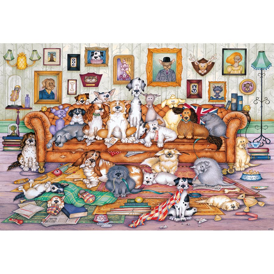 Puzzle 500 Piece - The Barker Scratchits | L.A. Mood Comics and Games