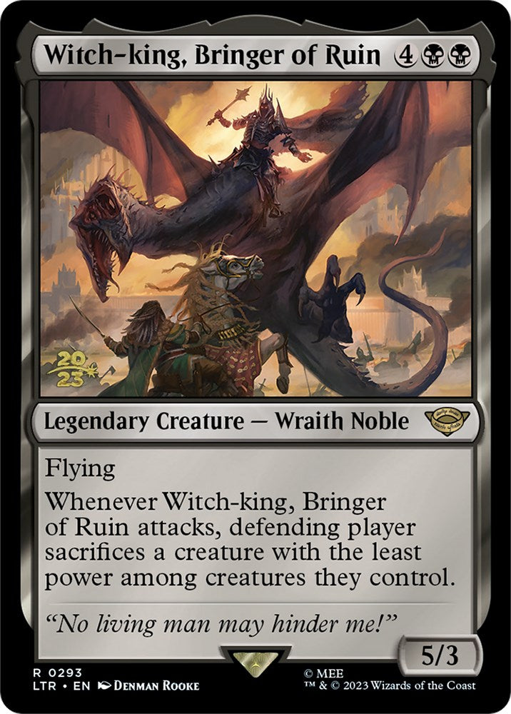 Witch-king, Bringer of Ruin [The Lord of the Rings: Tales of Middle-Earth Prerelease Promos] | L.A. Mood Comics and Games